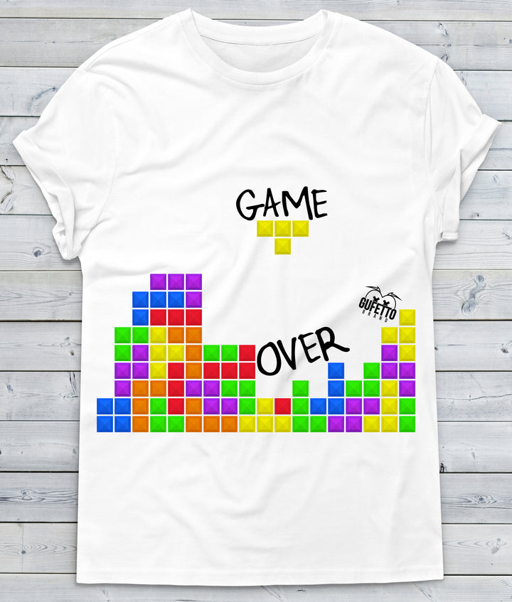 T-shirt Uomo  GAME OVER ( A476 ) - Gufetto Brand 