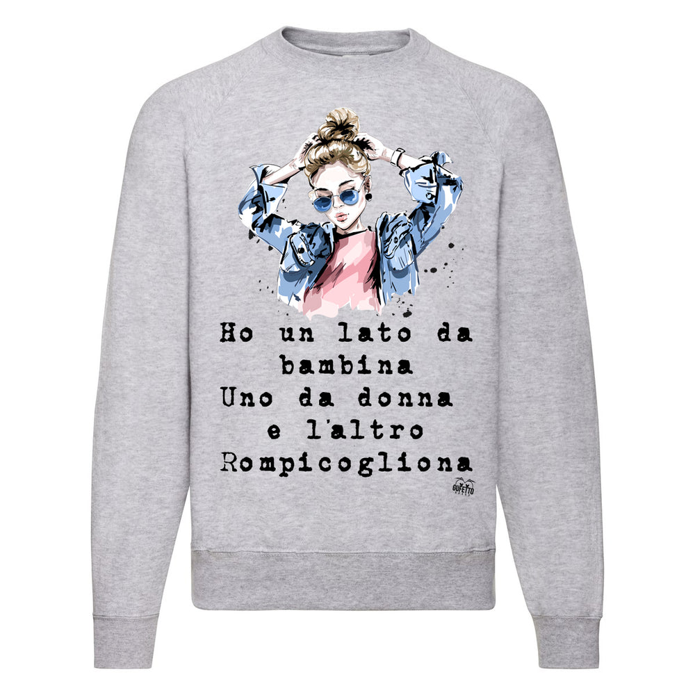 Felpa Classic Donna Rompicogliona  ( P732 ) - Gufetto Brand 