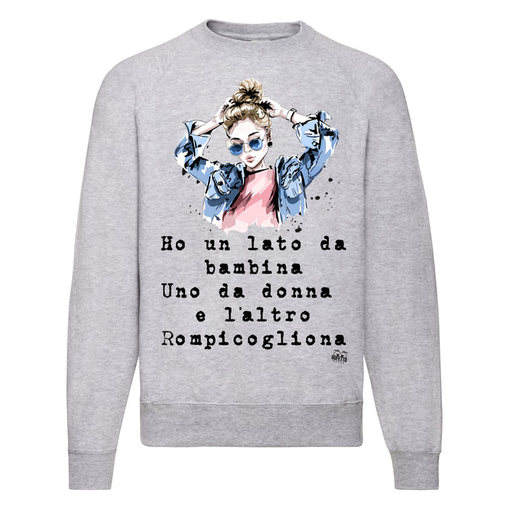 Felpa Classic Donna Rompicogliona  ( P732 ) - Gufetto Brand 