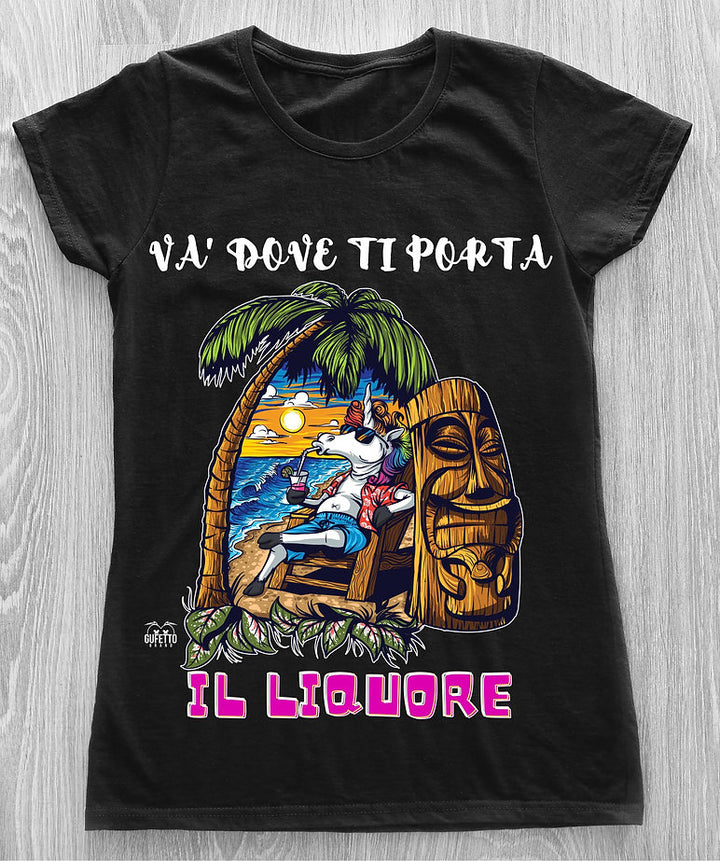 T-shirt Donna Liquore ( L4908765 ) Prezzo - Gufetto Brand 