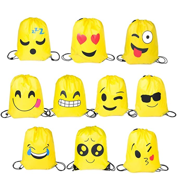 10 Sacche Gialle Emoji - Gufetto Brand 