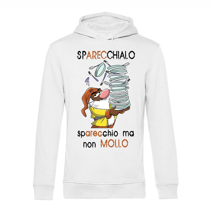 Felpa uomo I 7 Nani del dopo Pranzo SPARECCHIALO ( S58512 ) - Gufetto Brand 