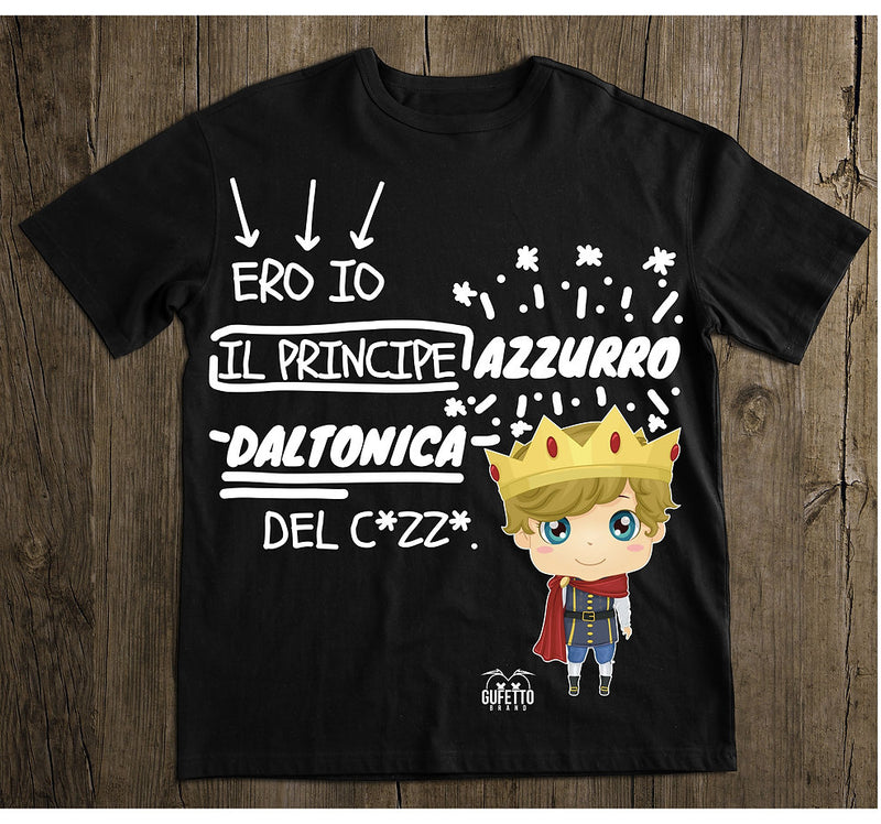 T-shirt Uomo PRINCIPE AZZURRO ( P7312098 ) - Gufetto Brand 