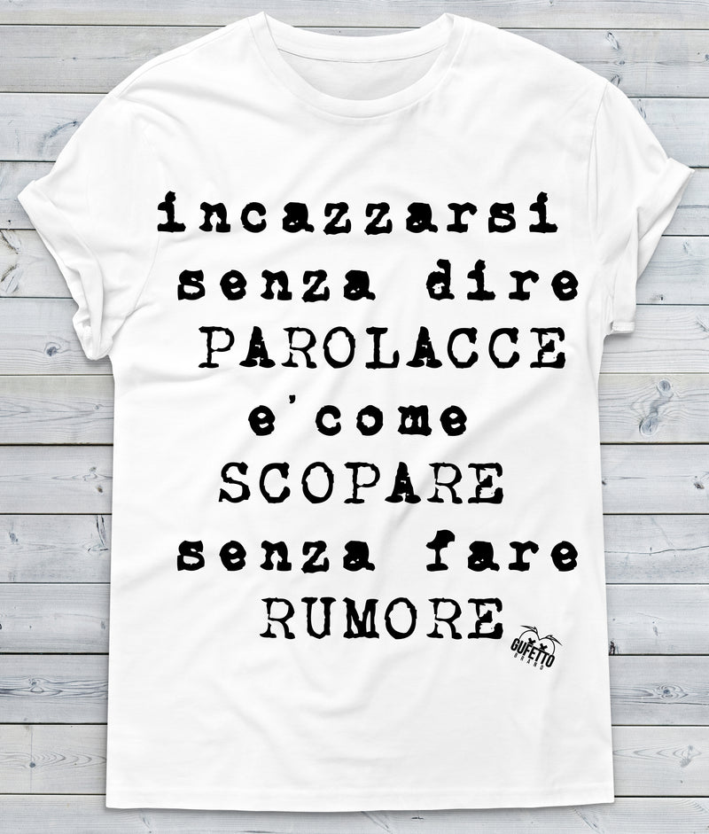 T-shirt Donna Incazzarsi ( A532 ) - Gufetto Brand 