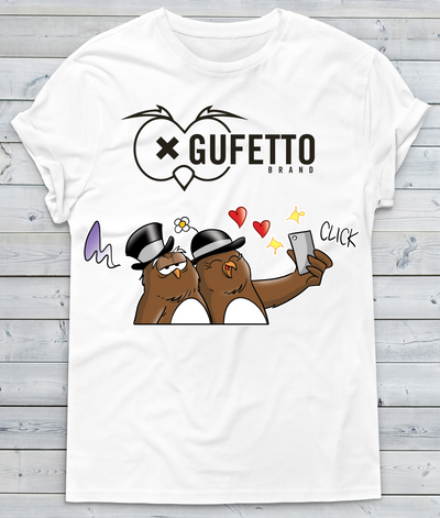 T-shirt Uomo Gufetto Brand Selfie - Gufetto Brand 
