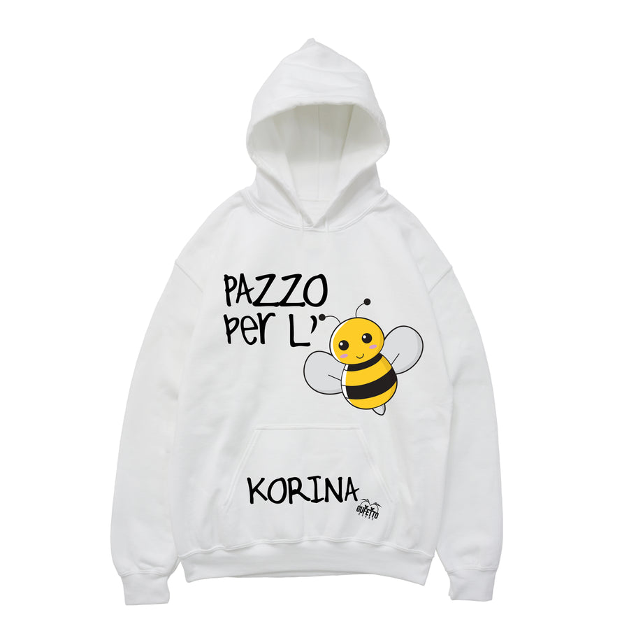 Felpa uomo PAZZO ( N402 ) - Gufetto Brand 