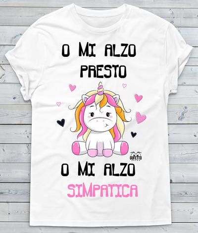 T-shirt Mi Alzo Donna Bianca Outlet - Gufetto Brand 