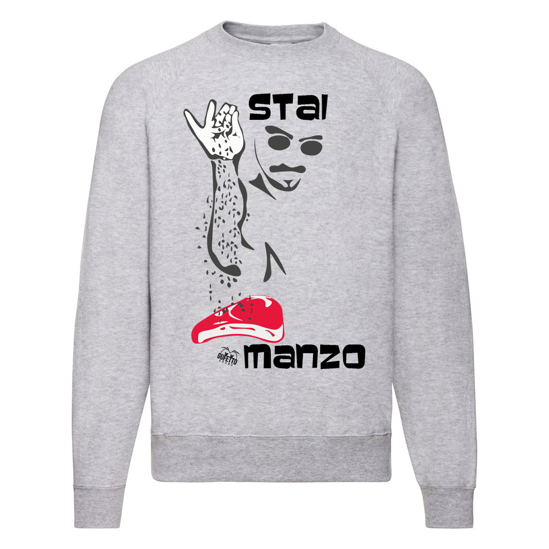 Felpa Classic  Uomo Donna MANZO ( C824 ) - Gufetto Brand 