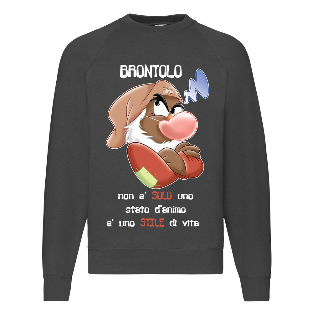 Felpa Classic  Uomo Donna Brontolo New - Gufetto Brand 