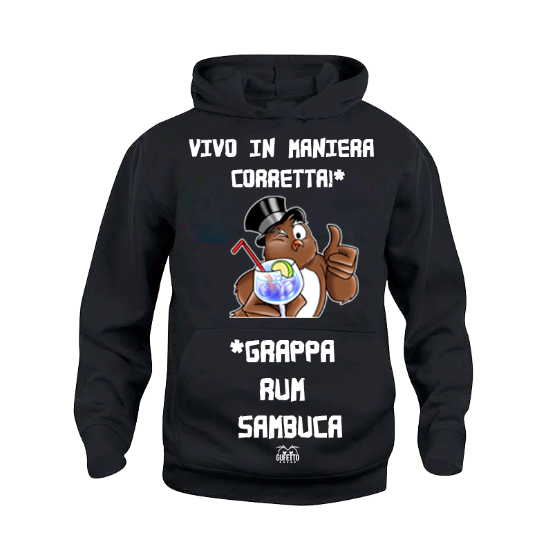 Felpa uomo Vivo in... - Gufetto Brand 