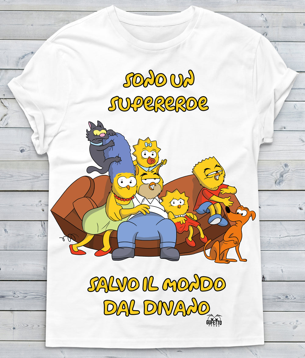 T-shirt Uomo Supereroe ( X8401 ) - Gufetto Brand 