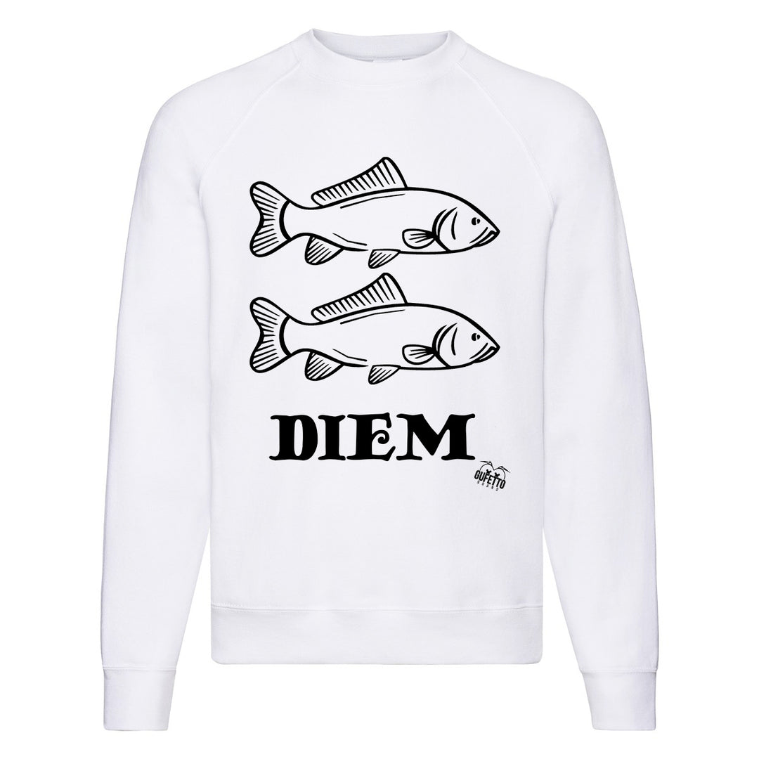 Felpa Classic  Uomo Donna  CARPE ( Q032 ) - Gufetto Brand 