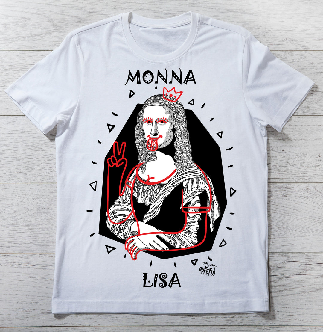T-shirt Uomo MONNA LISA ( B5089 ) - Gufetto Brand 