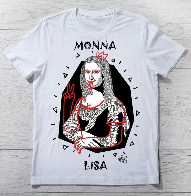 T-shirt Uomo MONNA LISA ( B5089 ) - Gufetto Brand 