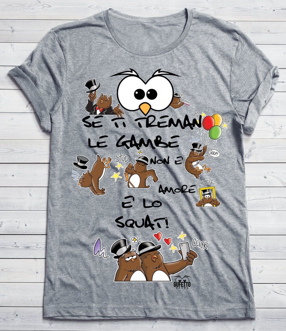 T-shirt Donna Squat Gufetti Edition New - Gufetto Brand 