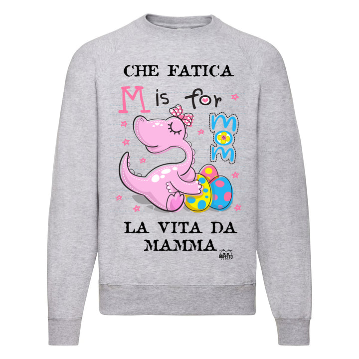 Felpa Classic Donna MAMMA ( L830 ) - Gufetto Brand 