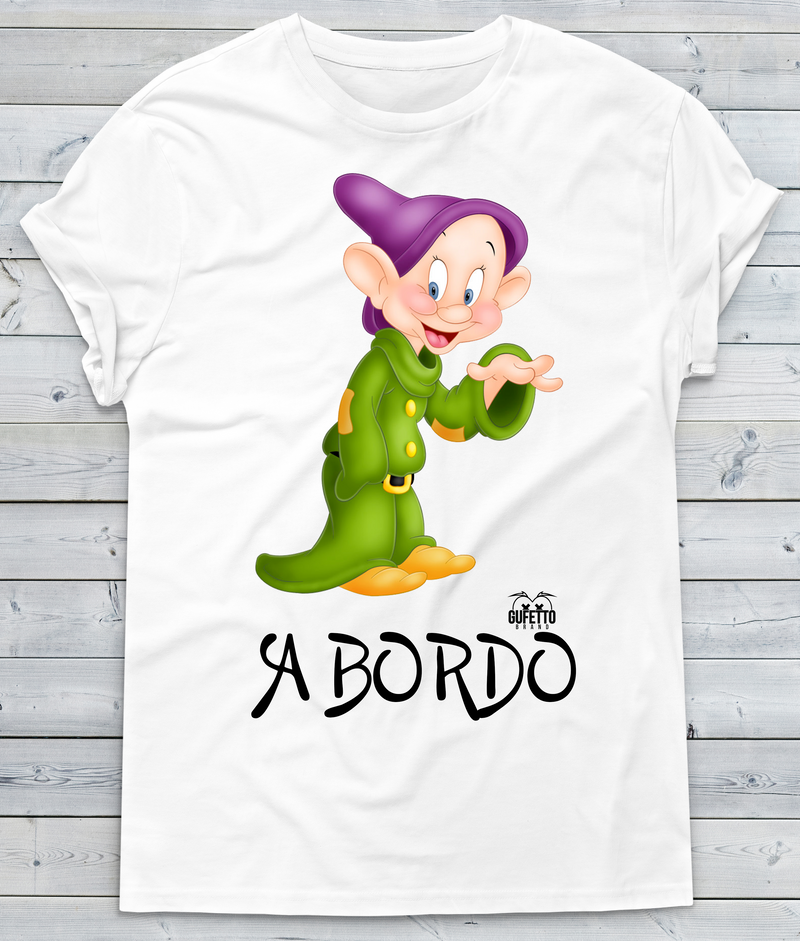 T-shirt Donna Cucciolo a Bordo - Gufetto Brand 