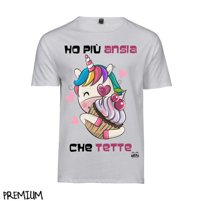 T-shirt Donna Ho più Ansia ( H03164 ) - Gufetto Brand 