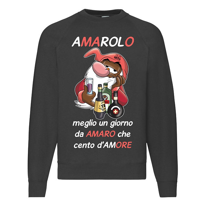 Felpa Classic Uomo Donna I 7 Nani del dopo Pranzo AMAROLO ( A47152 ) - Gufetto Brand 