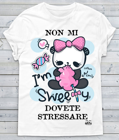 T-shirt Donna  STRESSARE  ( N472 ) - Gufetto Brand 