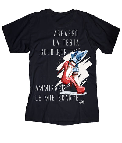 T-shirt Donna Abbasso ( W124 ) - Gufetto Brand 