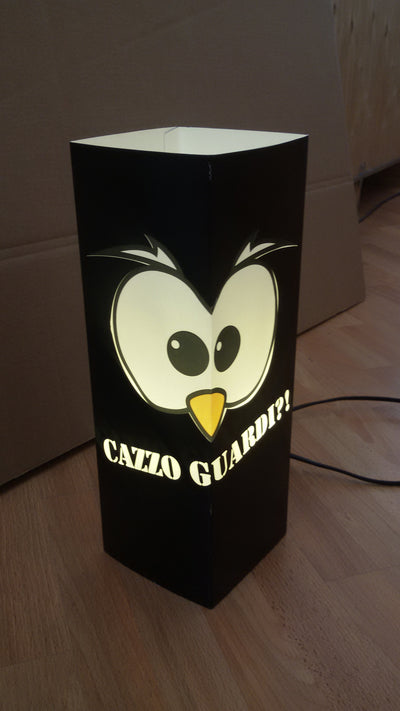 BLACKF. Gufetto-Lamp Nera Cazzo Guardi! Outlet - Gufetto Brand 
