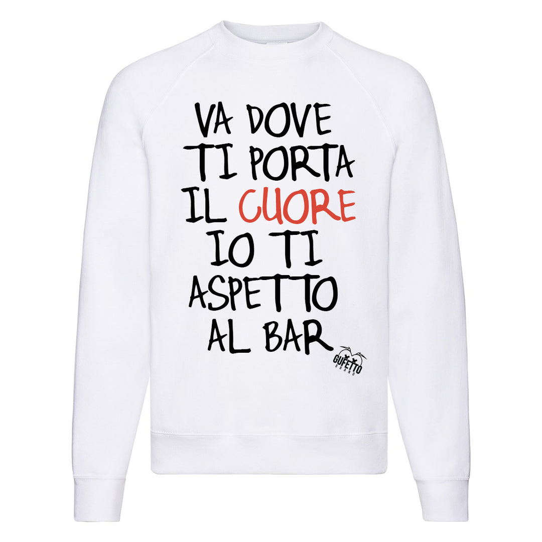 Felpa Classic  Uomo Donna Va Dove ( B904 ) - Gufetto Brand 
