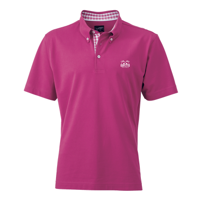 Polo Uomo  Fucsia Gufetto Brand Quadretti - Gufetto Brand 