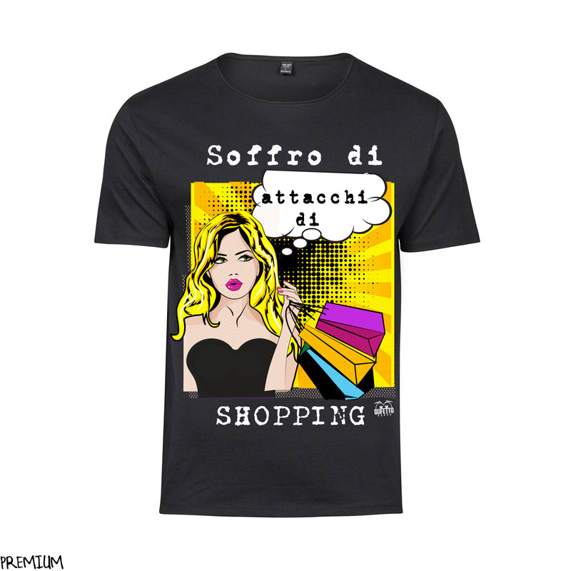 T-shirt Donna SHOPPING ( S6431 ) - Gufetto Brand 