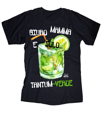 T-shirt Uomo Tantum Verde - Gufetto Brand 