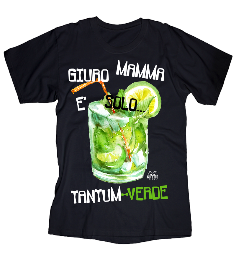 T-shirt Uomo Tantum Verde - Gufetto Brand 