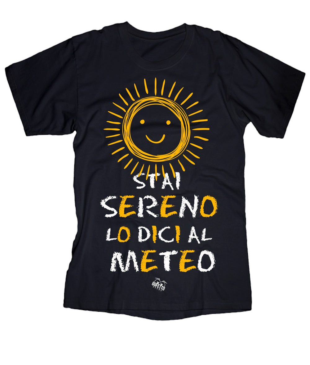 T-shirt Uomo Stai Sereno - Gufetto Brand 