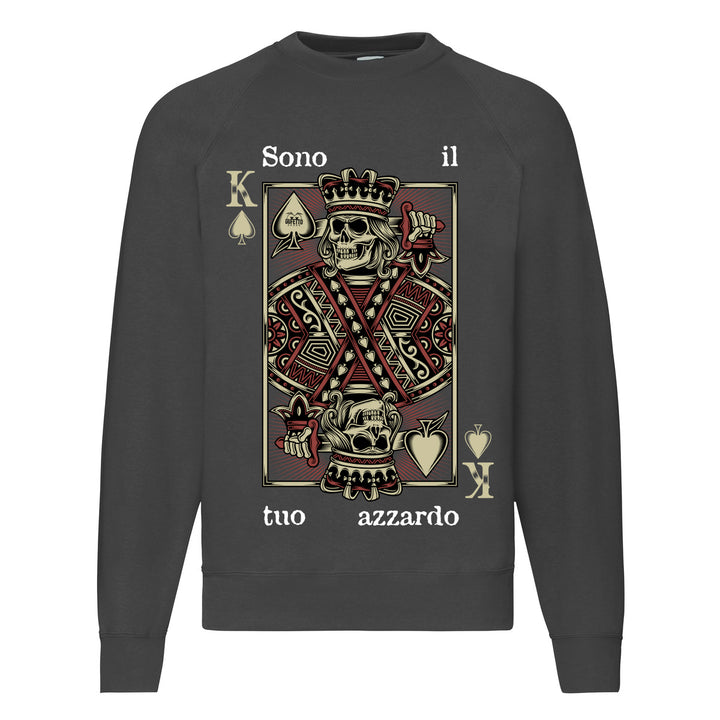Felpa Classic  Uomo Donna Azzardo ( L163 ) - Gufetto Brand 