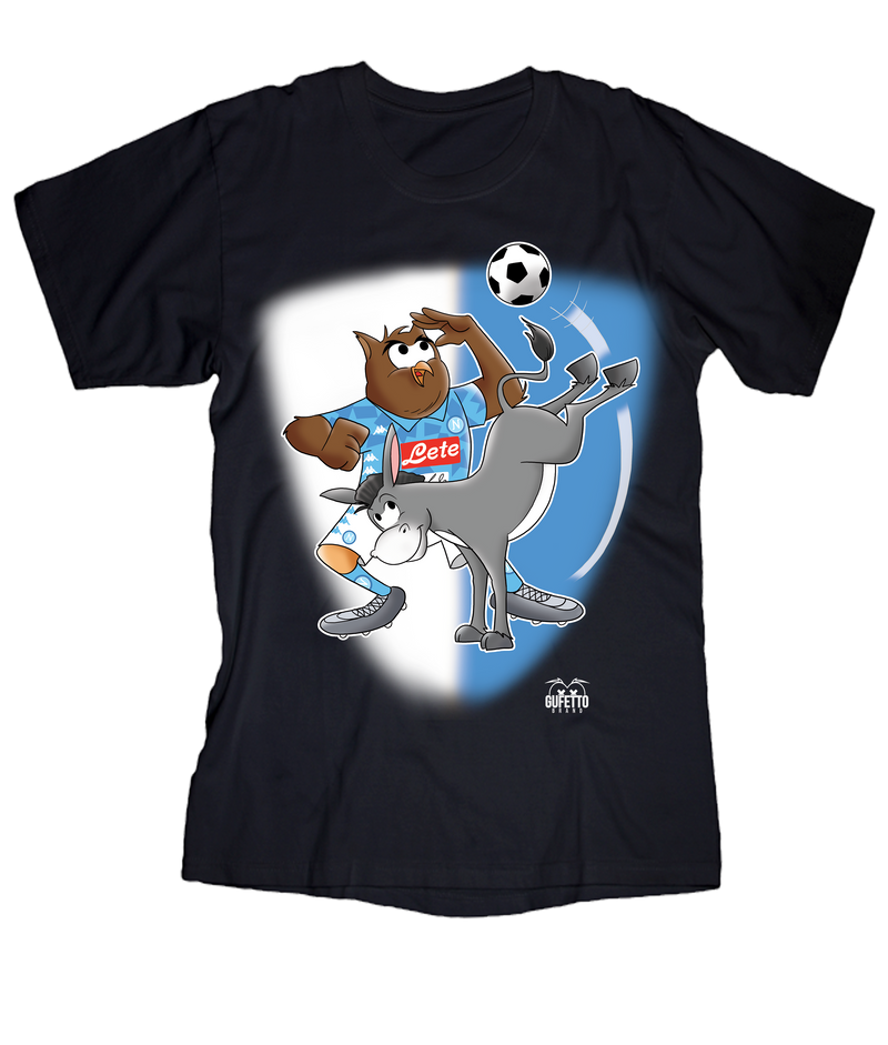 T-shirt Donna Soccer Gufetto Azzurro - Gufetto Brand 