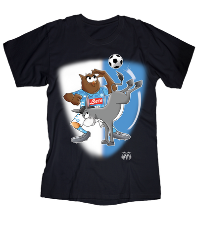 T-shirt Uomo Soccer Gufetto Azzurro - Gufetto Brand 