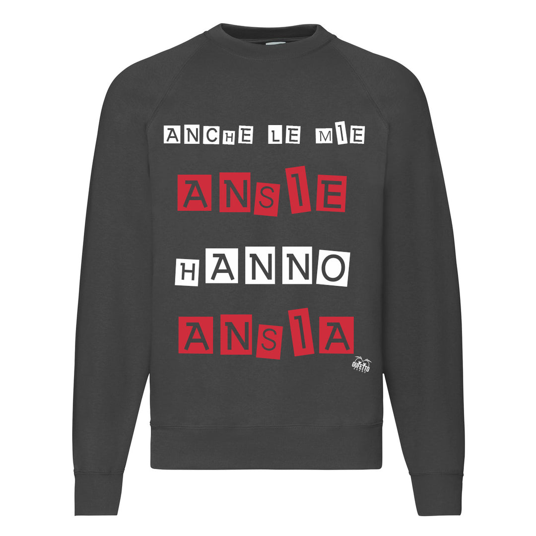 Felpa Classic  Uomo Donna  Ansie ( Z268 ) - Gufetto Brand 