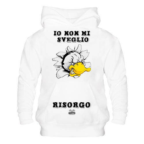 Felpa uomo Io non mi sveglio - Gufetto Brand 
