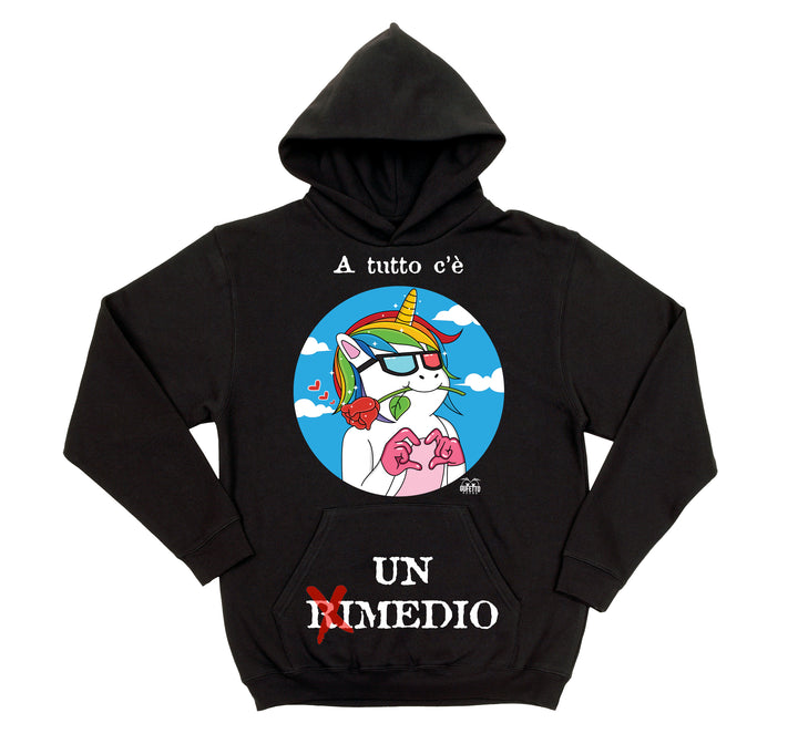 Felpa uomo Rimedio ( D927 ) - Gufetto Brand 