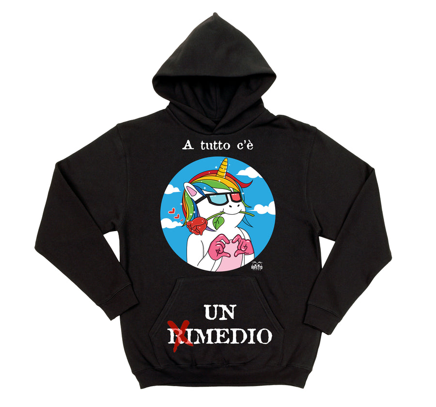 Felpa uomo Rimedio ( D927 ) - Gufetto Brand 