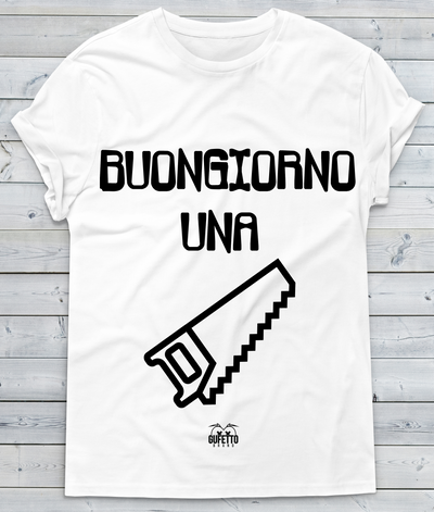 T-shirt Donna Buongiorno - Gufetto Brand 