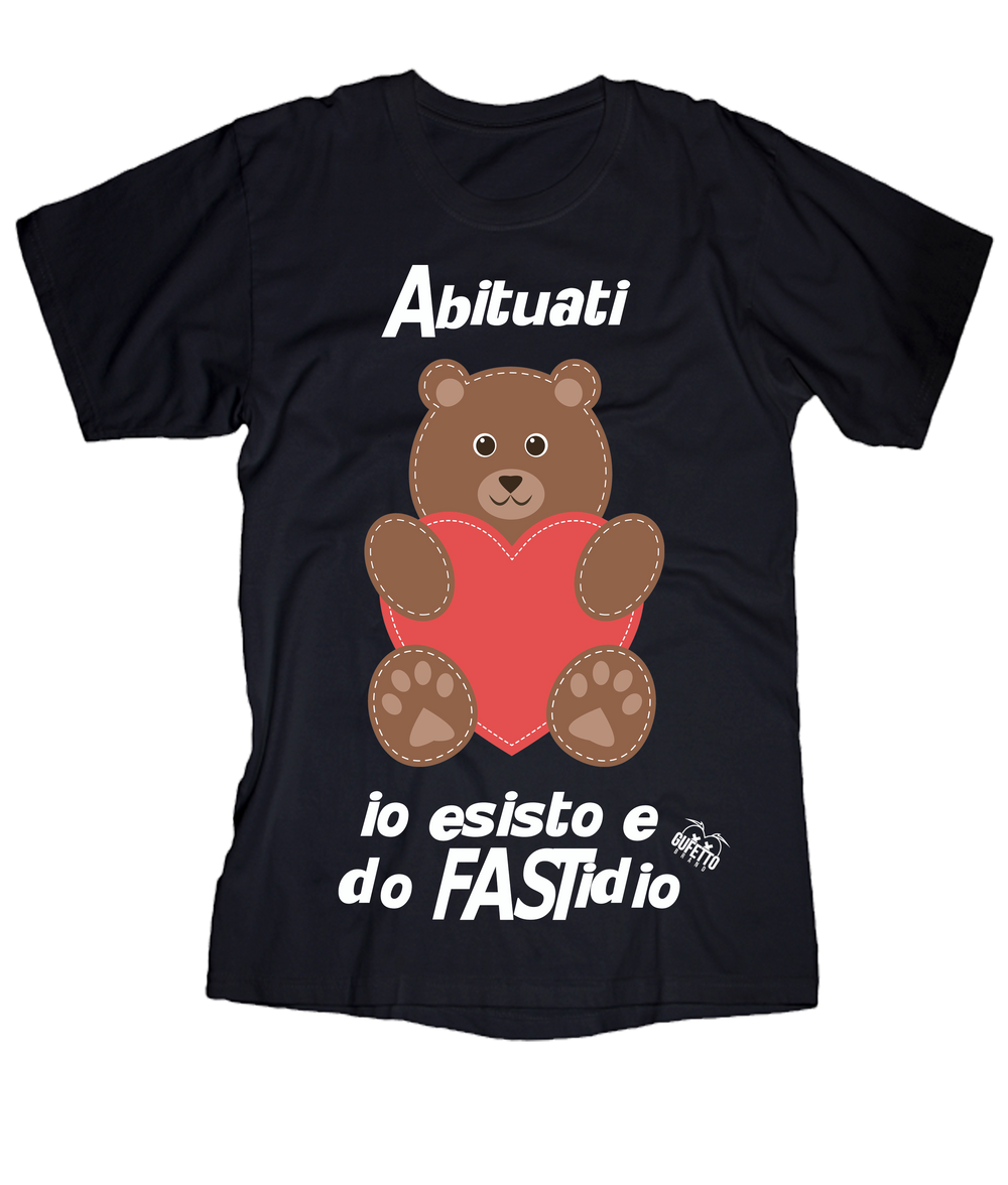 T-shirt Donna Abituati Baby Bear - Gufetto Brand 