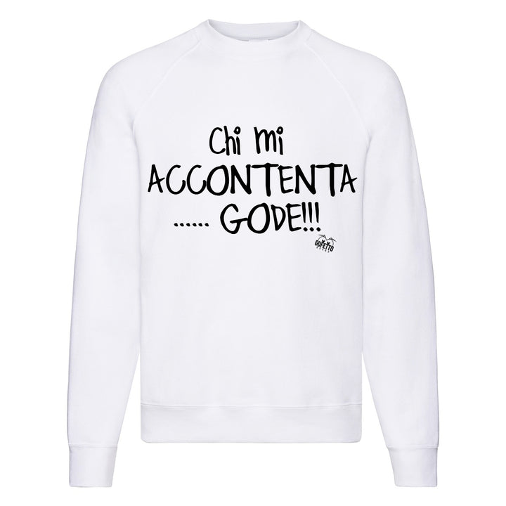 Felpa Classic  Uomo Donna  Chi mi ( M296 ) - Gufetto Brand 