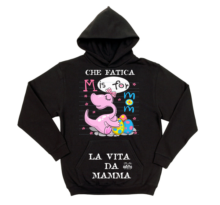 Felpa donna MAMMA ( L830 ) - Gufetto Brand 