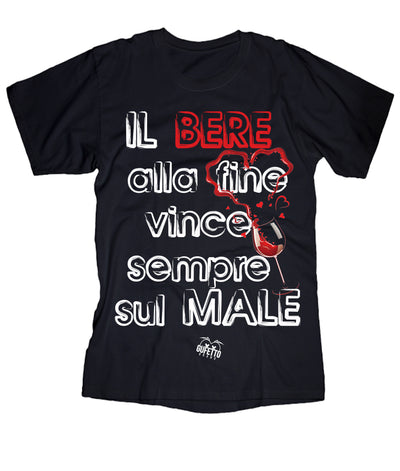 T-shirt Donna Il Bere - Gufetto Brand 