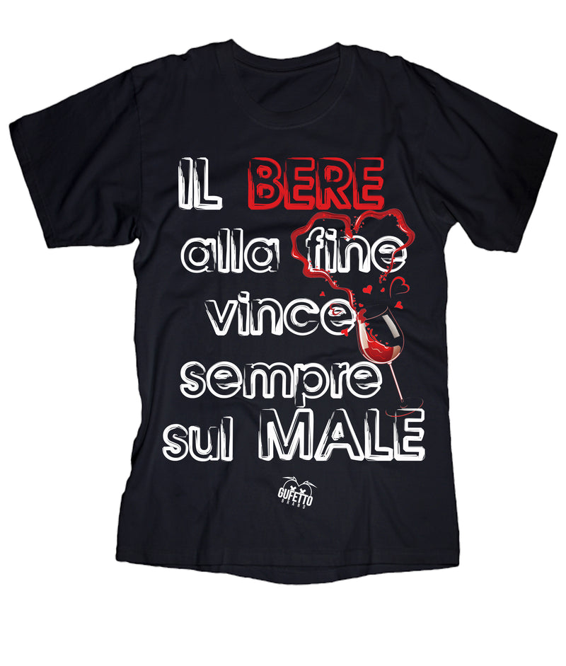 T-shirt Uomo Il Bere - Gufetto Brand 