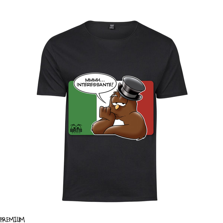 T-shirt Uomo Interessante ( D9563 ) - Gufetto Brand 