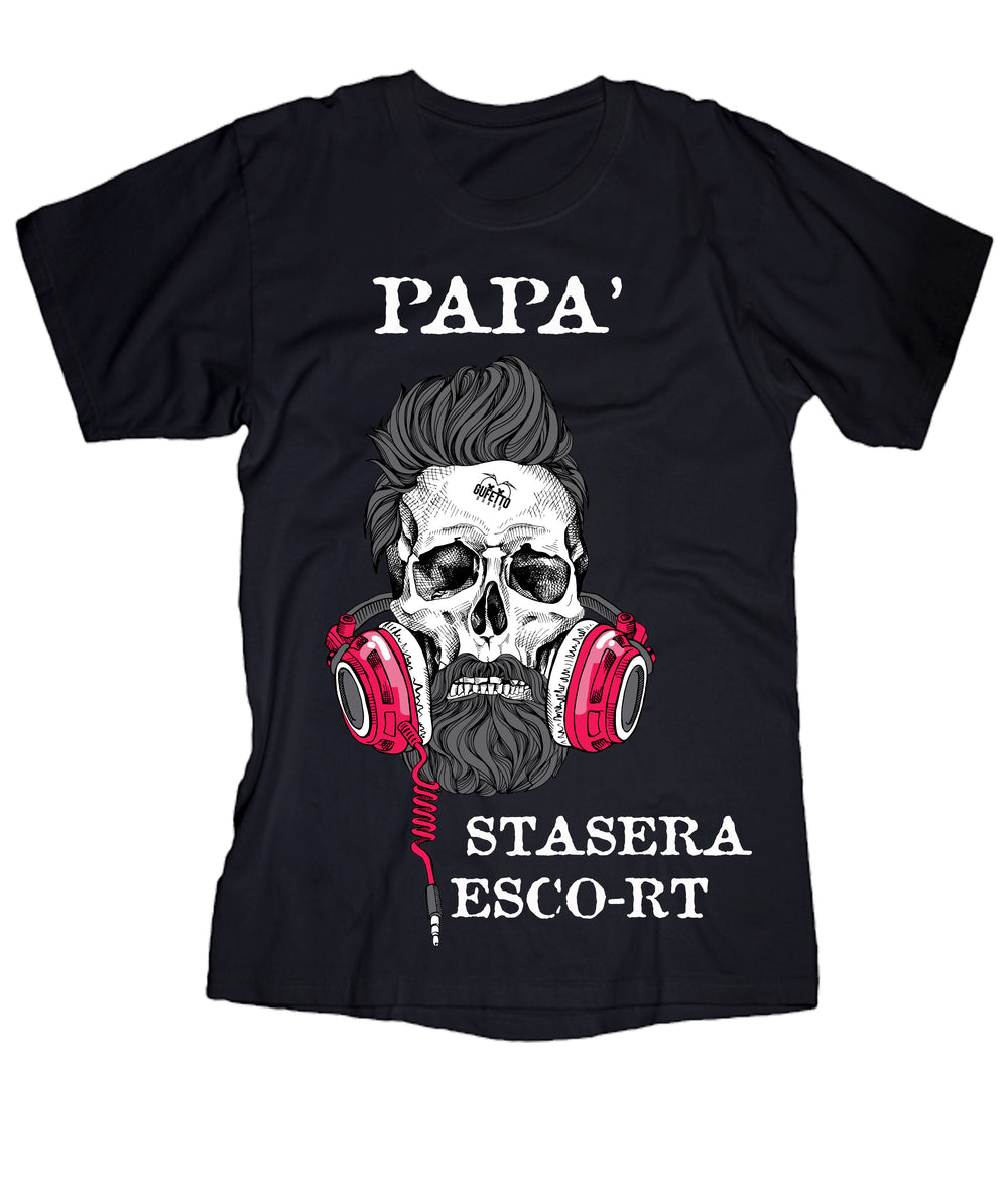 T-shirt Uomo Stasera Esco - Gufetto Brand 
