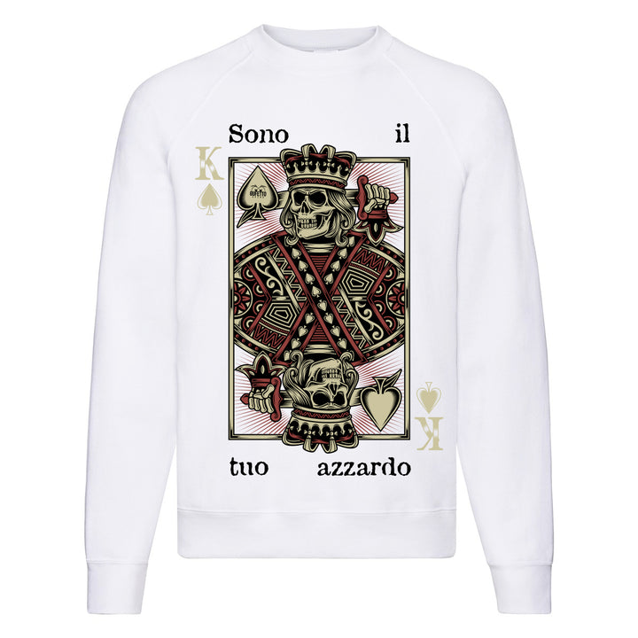 Felpa Classic  Uomo Donna Azzardo ( L163 ) - Gufetto Brand 