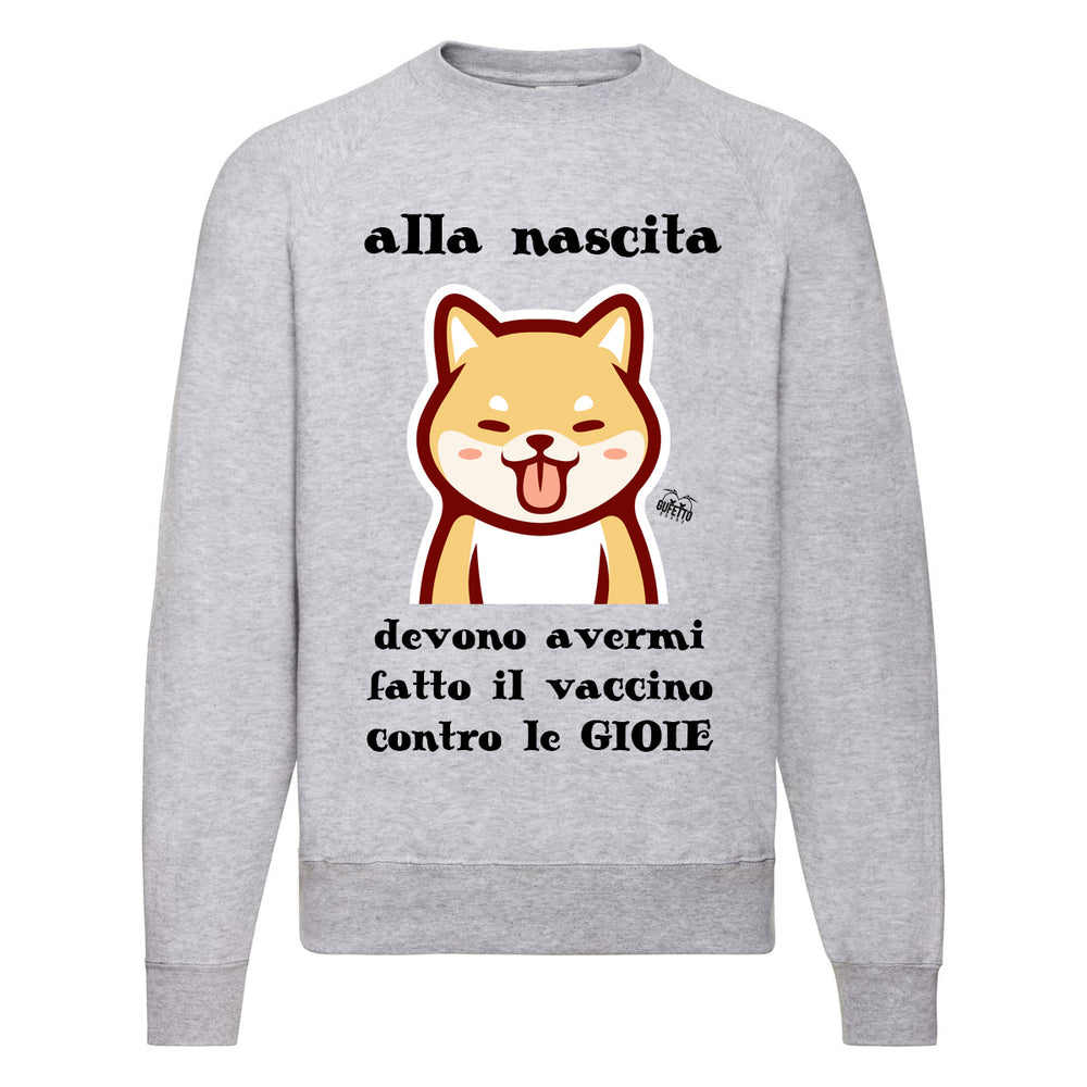 Felpa Classic  Uomo Donna  GIOIE ( Z943 ) - Gufetto Brand 