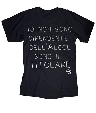 T-shirt Uomo ALCOL - Gufetto Brand 
